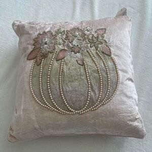 Pink Pumpkin Pillow / Autumn Pillow